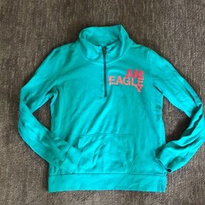 American Eagle Quarter Zip Sweatshirt size M